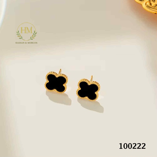 [100222] 100222حلق فان اسود  استانلس عيار 316
