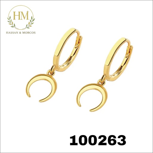[100263] 100263حلق نصف هلال  استانلس عيار 316