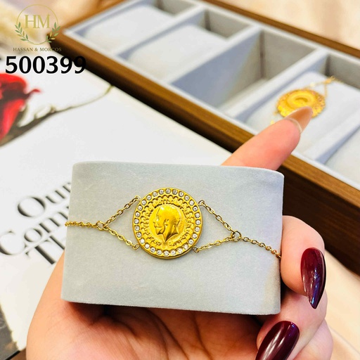 [500399] 500399انسيال كوين  استانلس عيار 316  جولد 