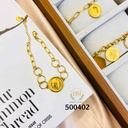 500402انسيال  كوين استانلس عيار 316  جولد 
