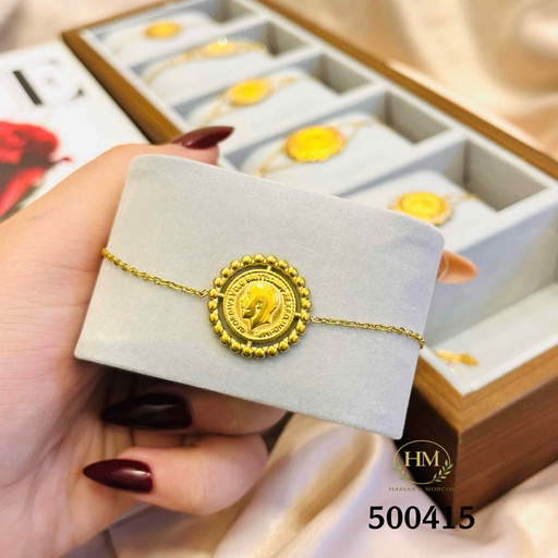 [500415] 500415انسيال كوين  استانلس عيار 316  جولد 