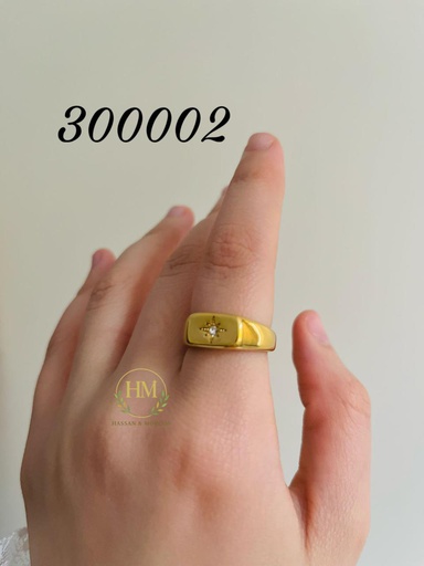 [300002] 300002خاتم نجمه  استانلس عيار316