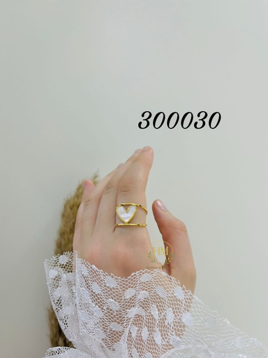 [300030] 300030خاتم  قلب استانلس عيار316