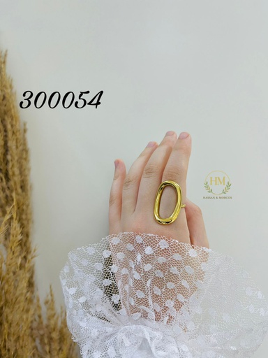 [300054] 300054خاتم شكل بيضاوي مفتوح استانلس عيار316