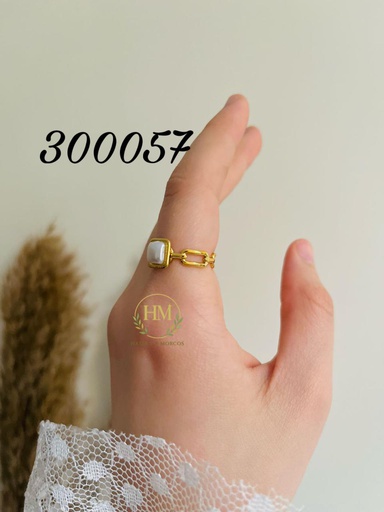 [300057] 300057خاتم فص مربع  استانلس عيار316