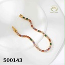 500143انسيال تنس مربع الوان بلاتين جولد