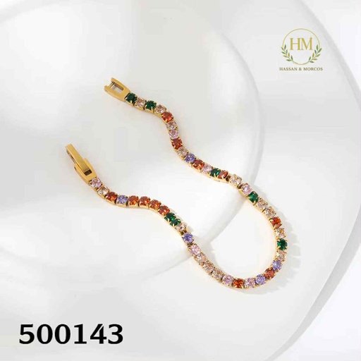 [500143] 500143انسيال تنس مربع الوان بلاتين جولد